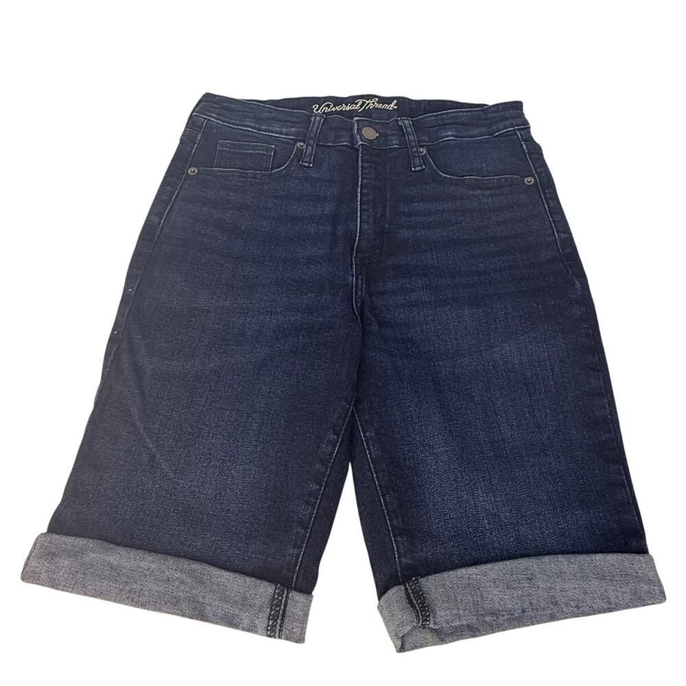 Universal Thread High Rise Bermuda Jean Shorts Women’s Size 8/29R Dark Wash